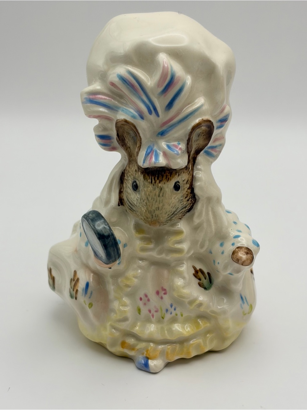 Vintage, Royal Albert England, Porcelain, Beatrix Potter, “Lady Mouse” Figurine